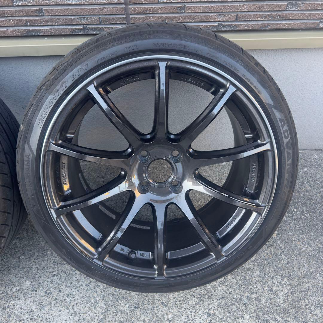 美品 廃盤品RAYS 57トランセンド 17インチ 8.5J