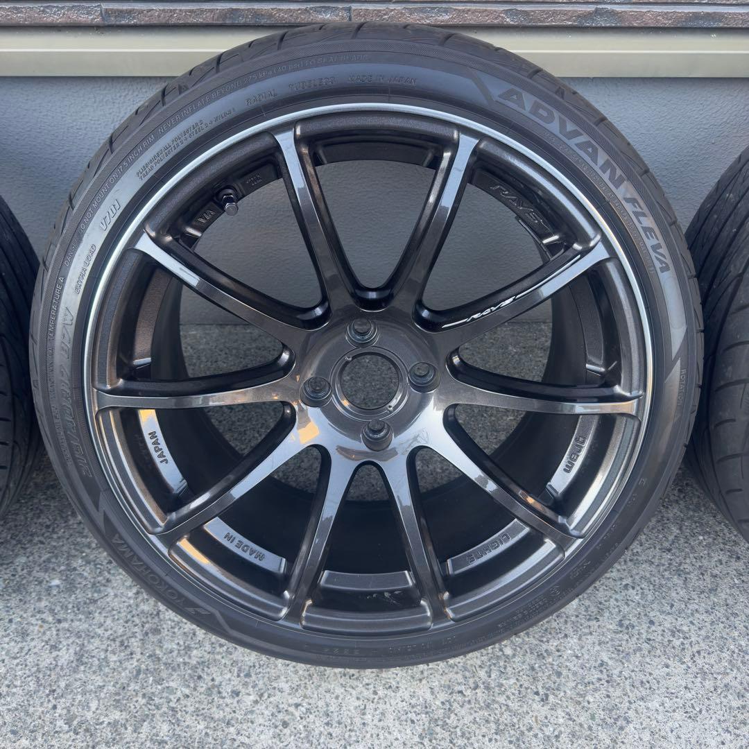 美品 廃盤品RAYS 57トランセンド 17インチ 8.5J