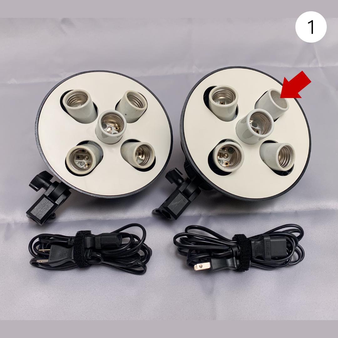 【収納バッグ付き】撮影用ソフトボックス5灯×2セット