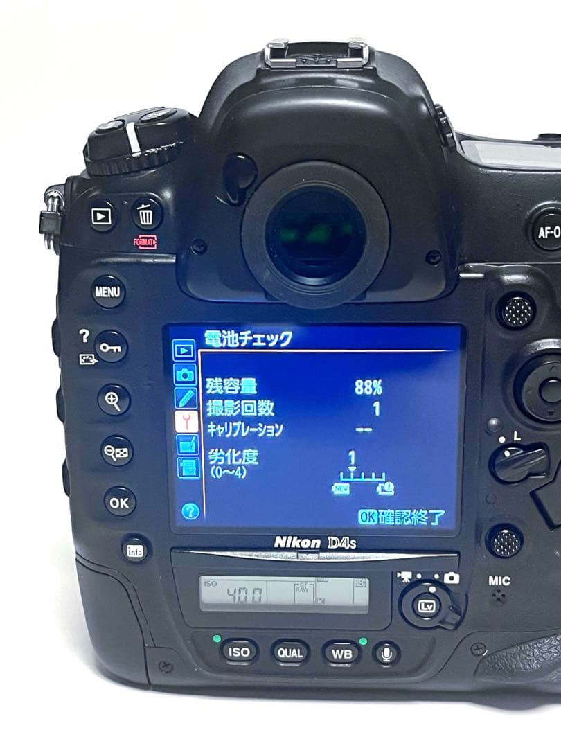 Nikon D4S デジタル一眼レフカメラ シャッター回数47000回