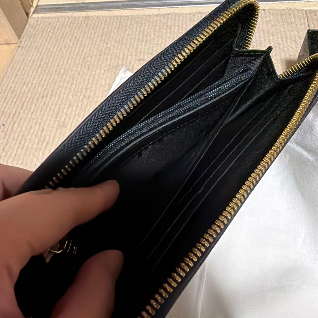 MCM エンボス加工 長財布 グレー系　美品