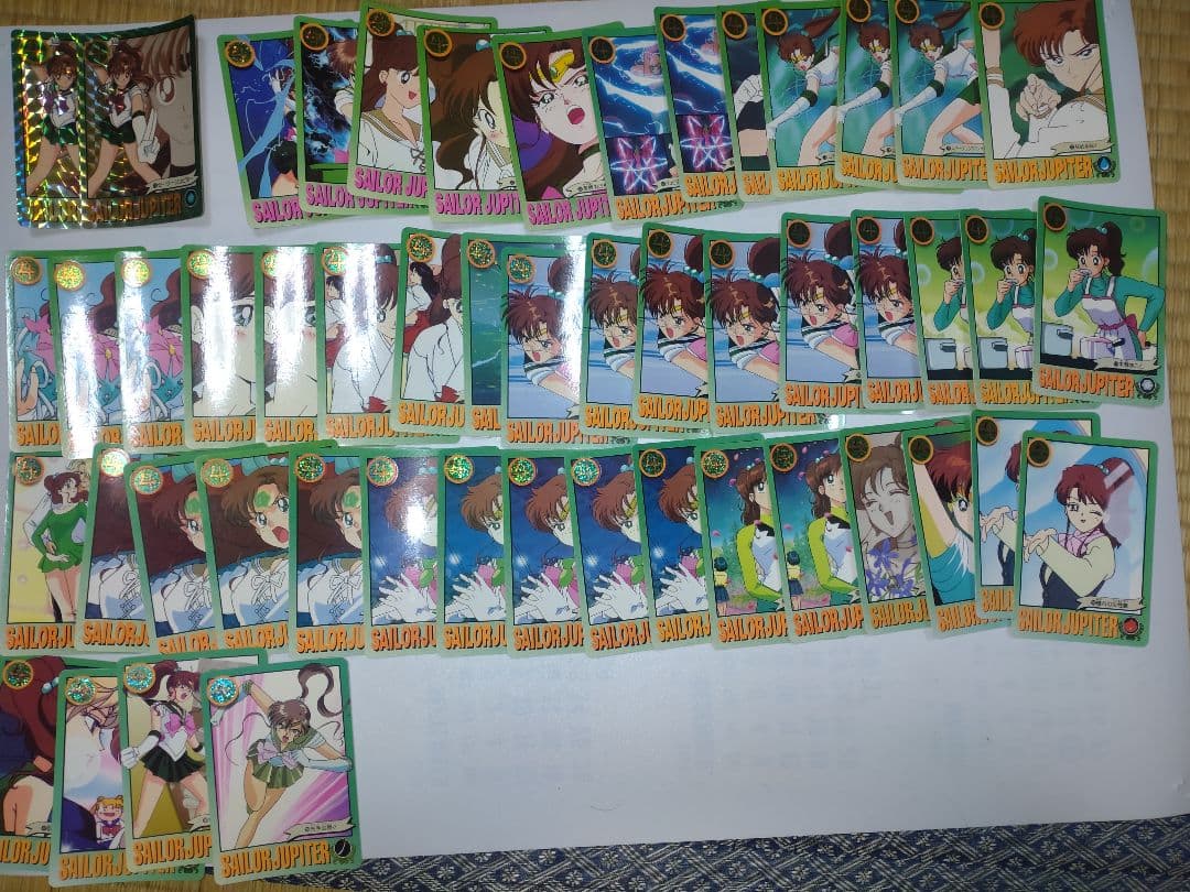 セーラームーン カードダス 319枚(ダブり有)+おまけシール