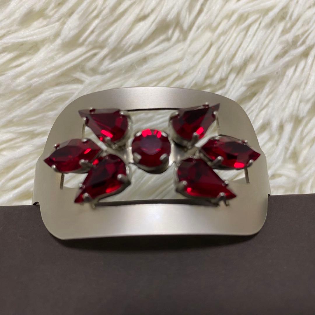 【美品✨】ジャンポールゴルチエ バングル スワロフスキー シャム