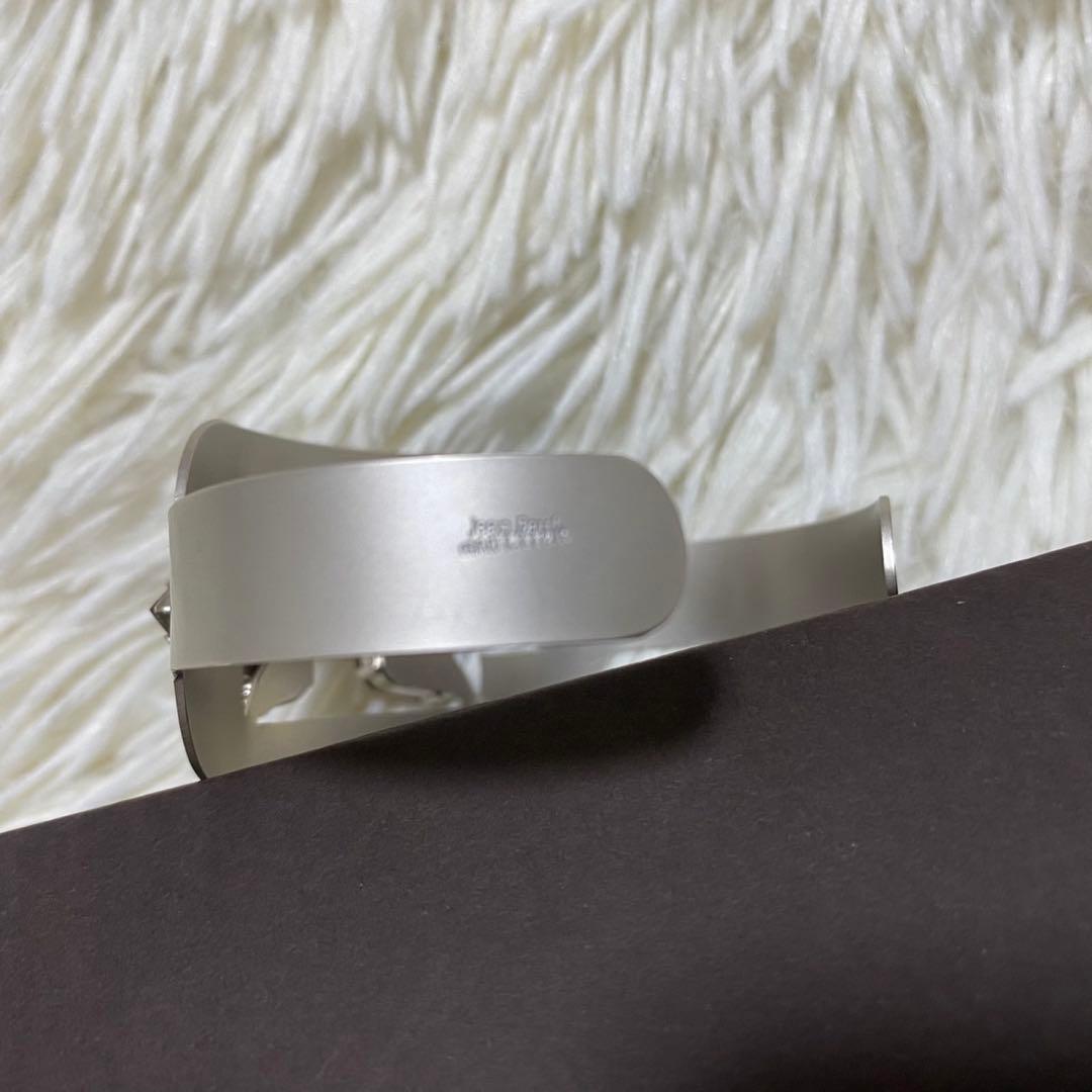 【美品✨】ジャンポールゴルチエ バングル スワロフスキー シャム