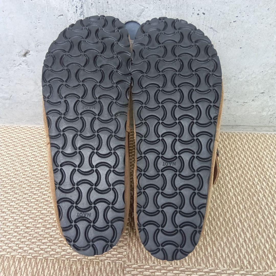 【物を減らそぉー★】 未使用・キズ有 NAOT サボサンダルスエード 41