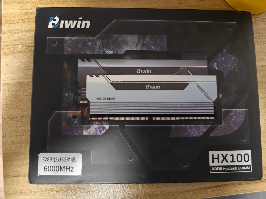 メモリー BIWIN HX100 32GB (2x16GB) DDR5 6000MHz