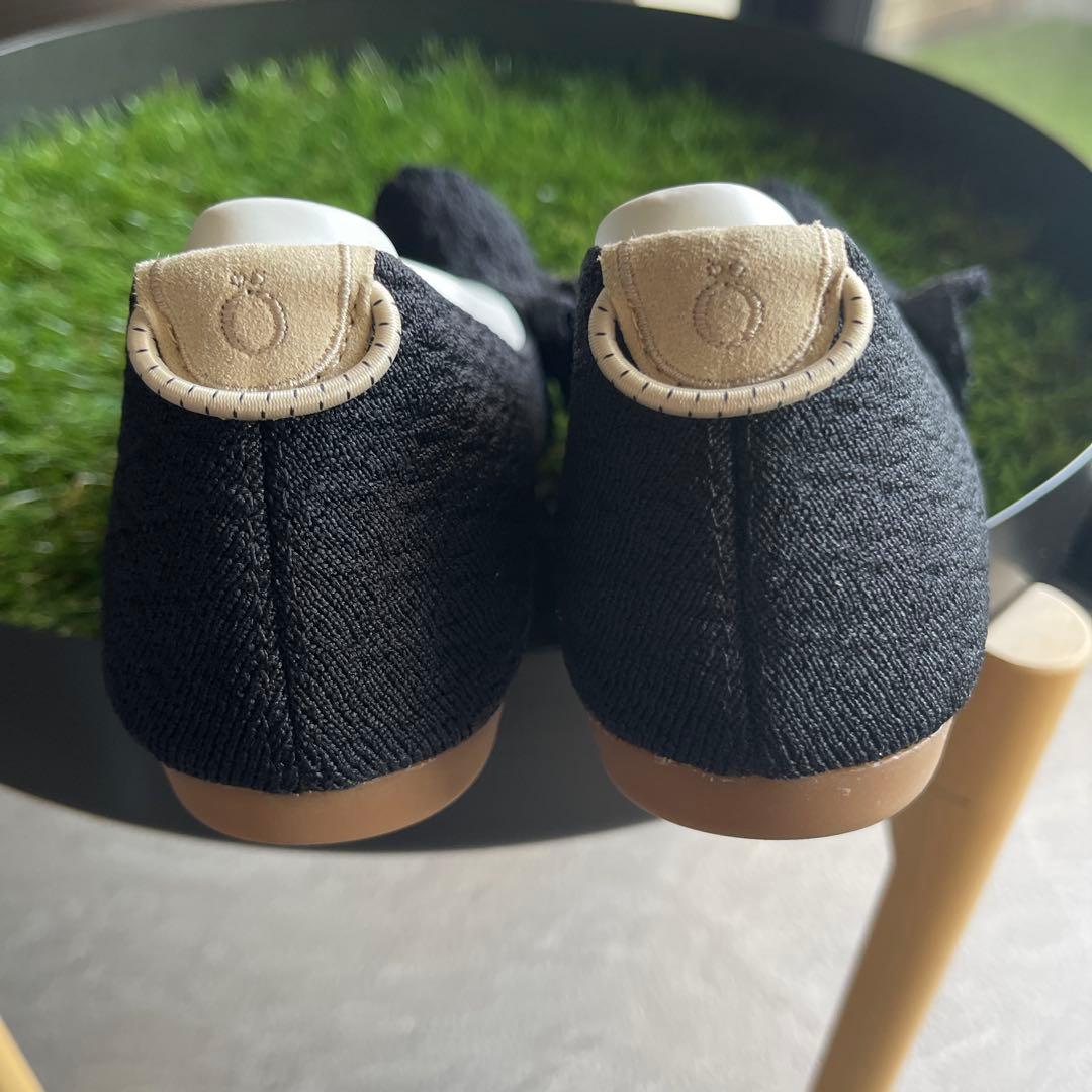 みかん【美品】offen オッフェン フリルパンプス　BLACK 38