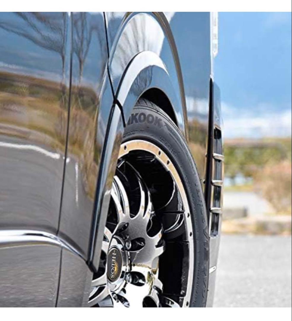 200系ハイエース標準ワイドオーバーフェンダー パネル ABS製 6Ｐ 1台分