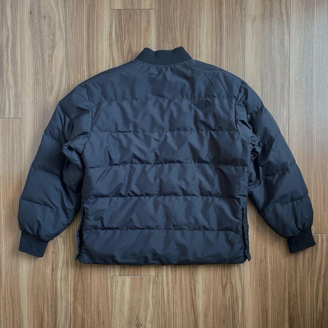 Lノースフェイス黒ブラックボンバーダウンジャケット