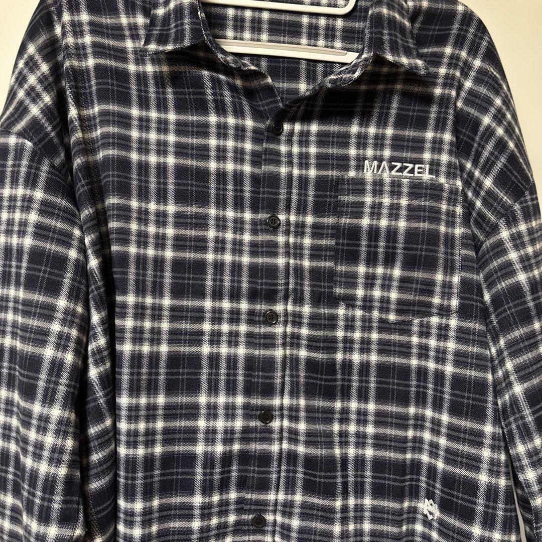 MAZZEL RSF ネルシャツ