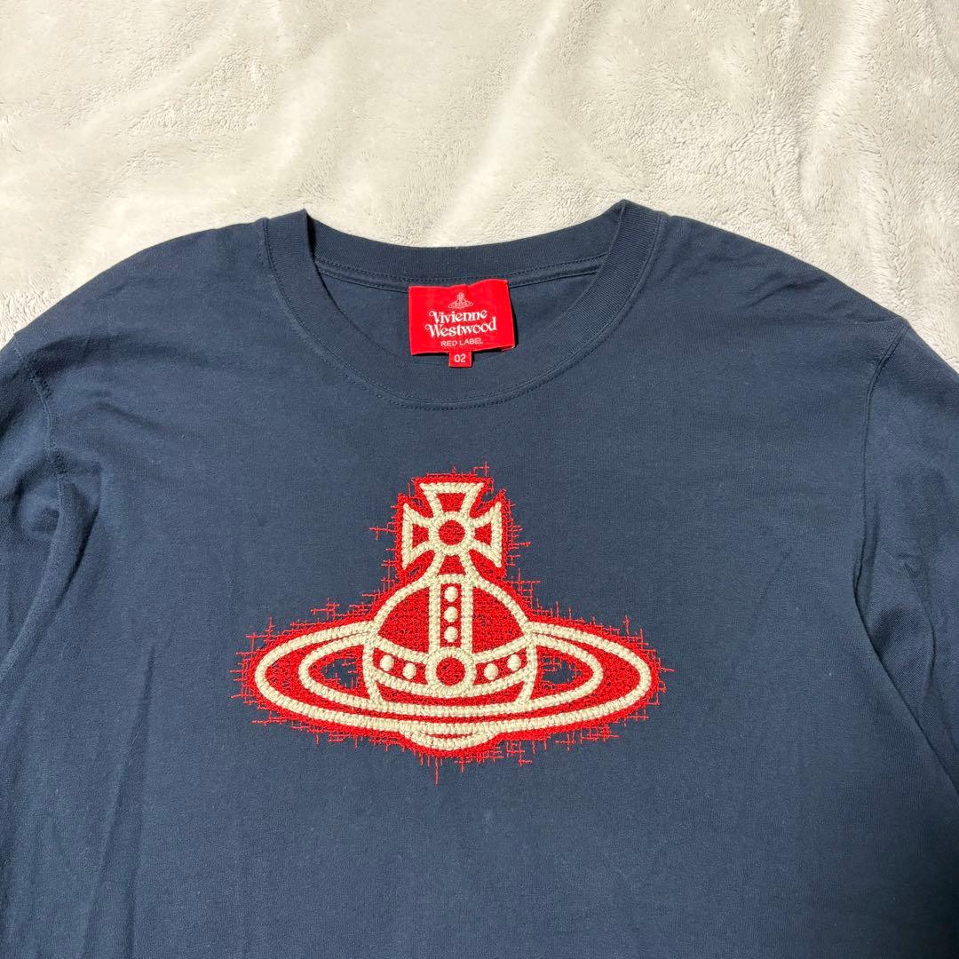 Vivienne Westwood ヴィヴィアンウエストウッド ロンT 刺繍