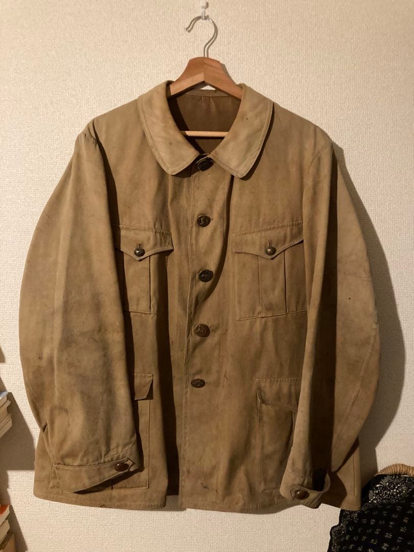 40sフランス　ヴィンテージハンティングジャケット　メティス