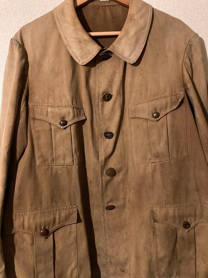 40sフランス　ヴィンテージハンティングジャケット　メティス