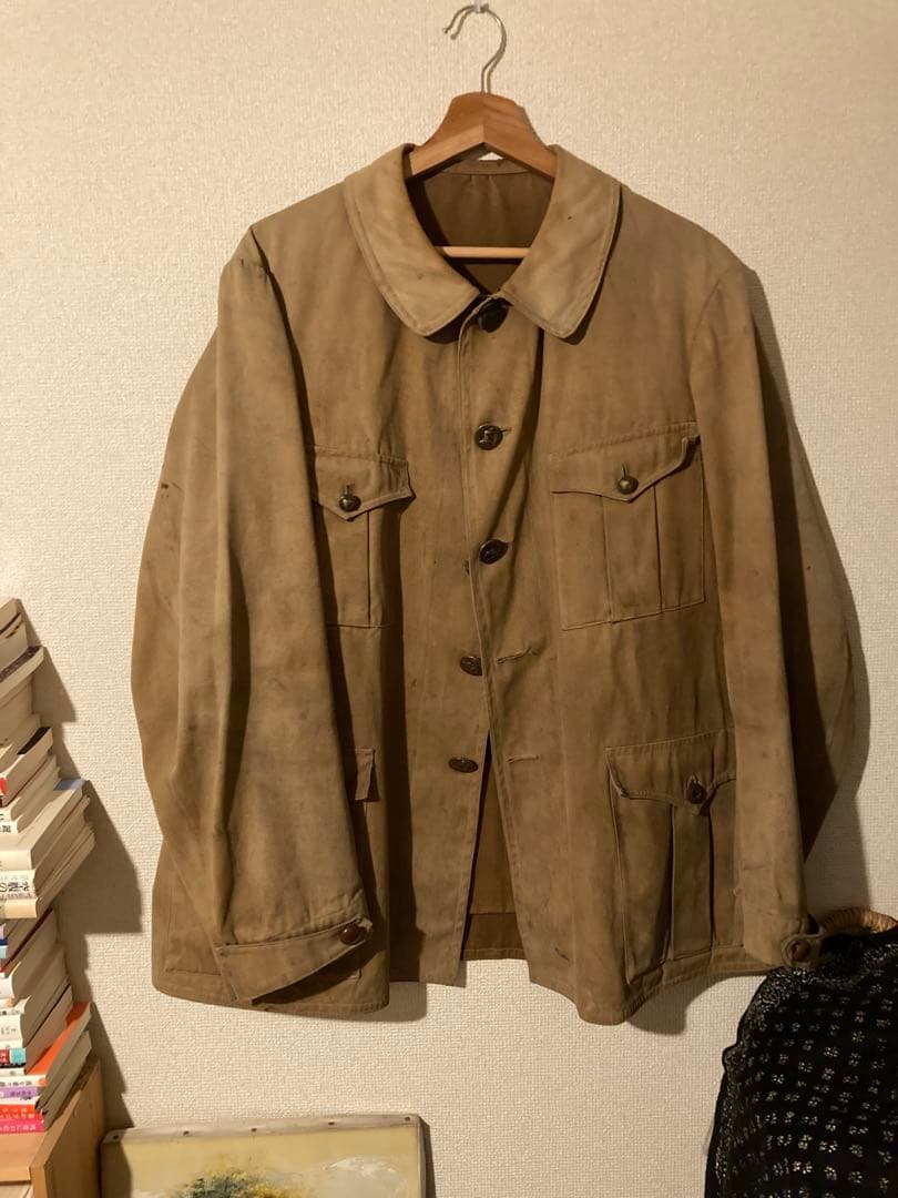 40sフランス　ヴィンテージハンティングジャケット　メティス