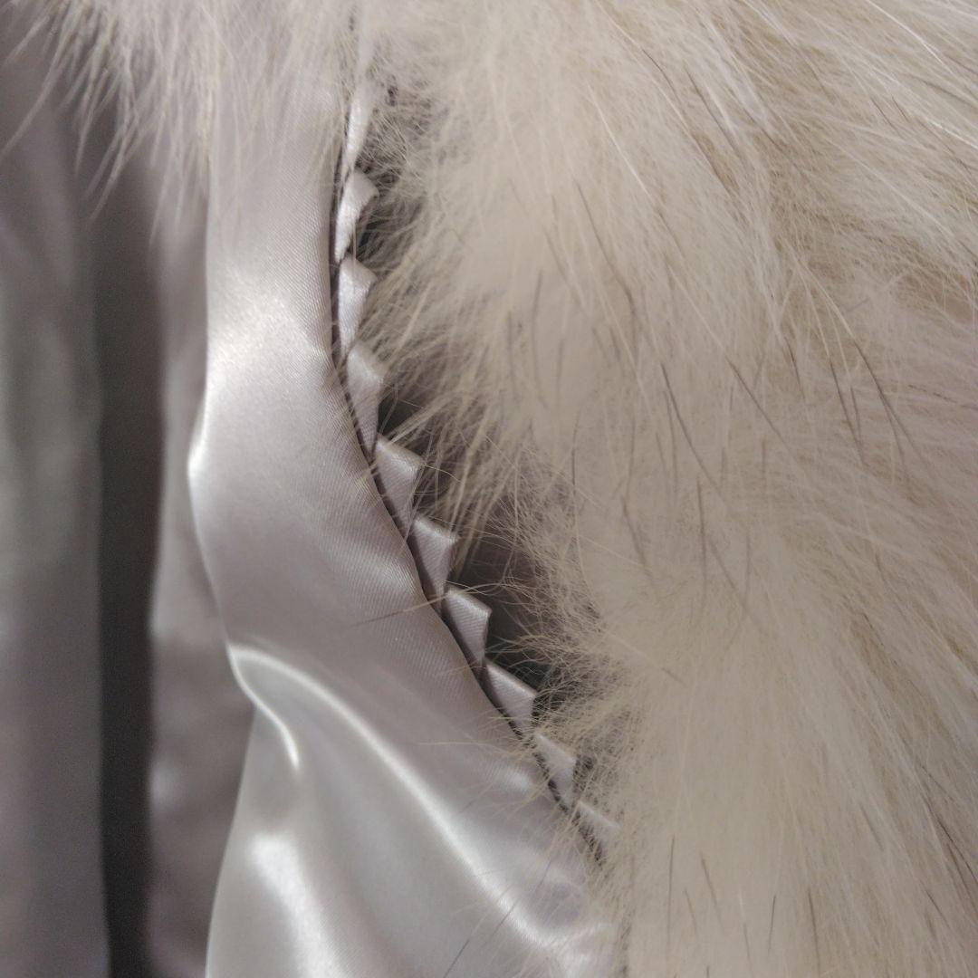 【Molly】未着用❗希少13号サガフォックス 肉厚高級毛皮 ファーコート