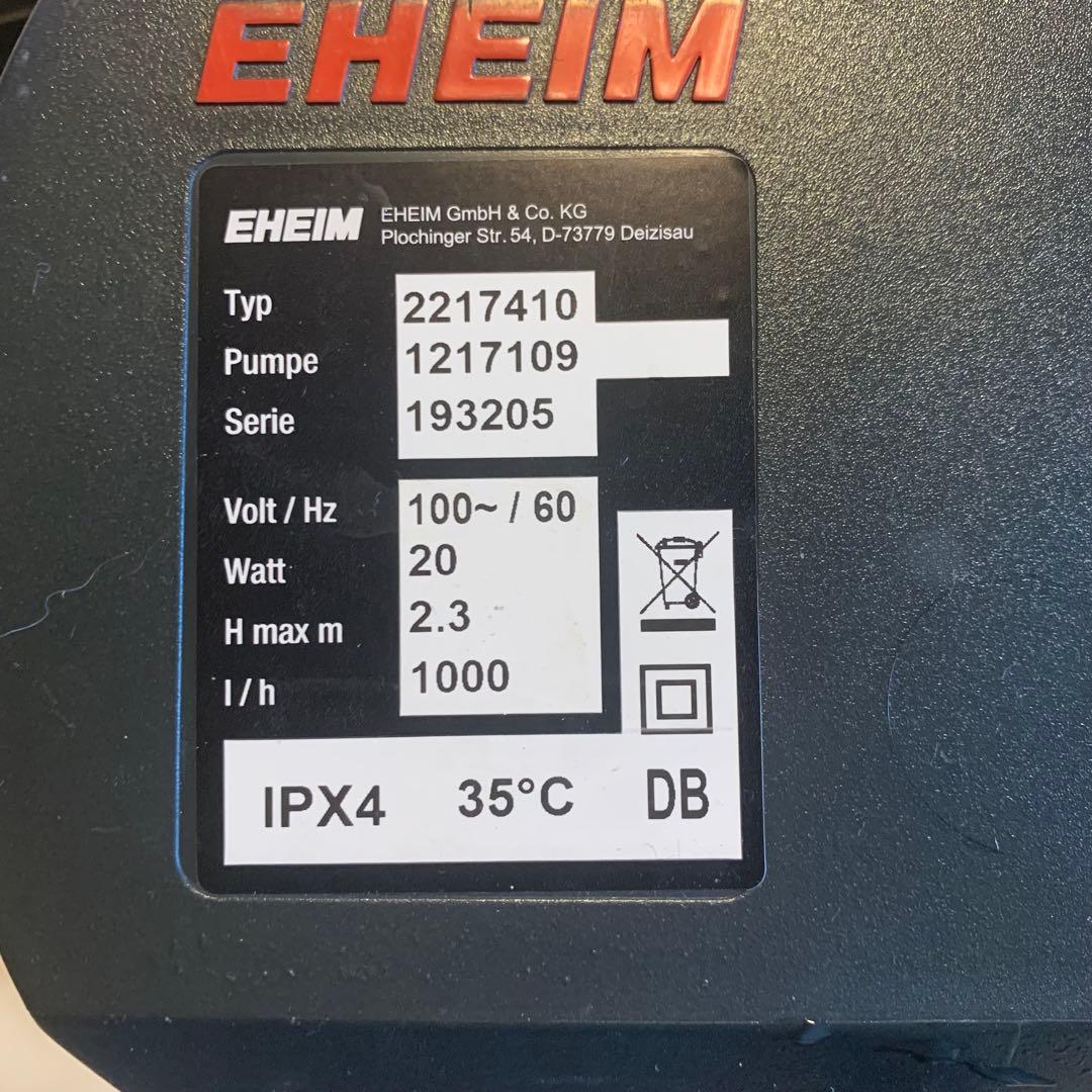 エーハイム 2217 2217410 60Hz 60ヘルツ 外部フィルター