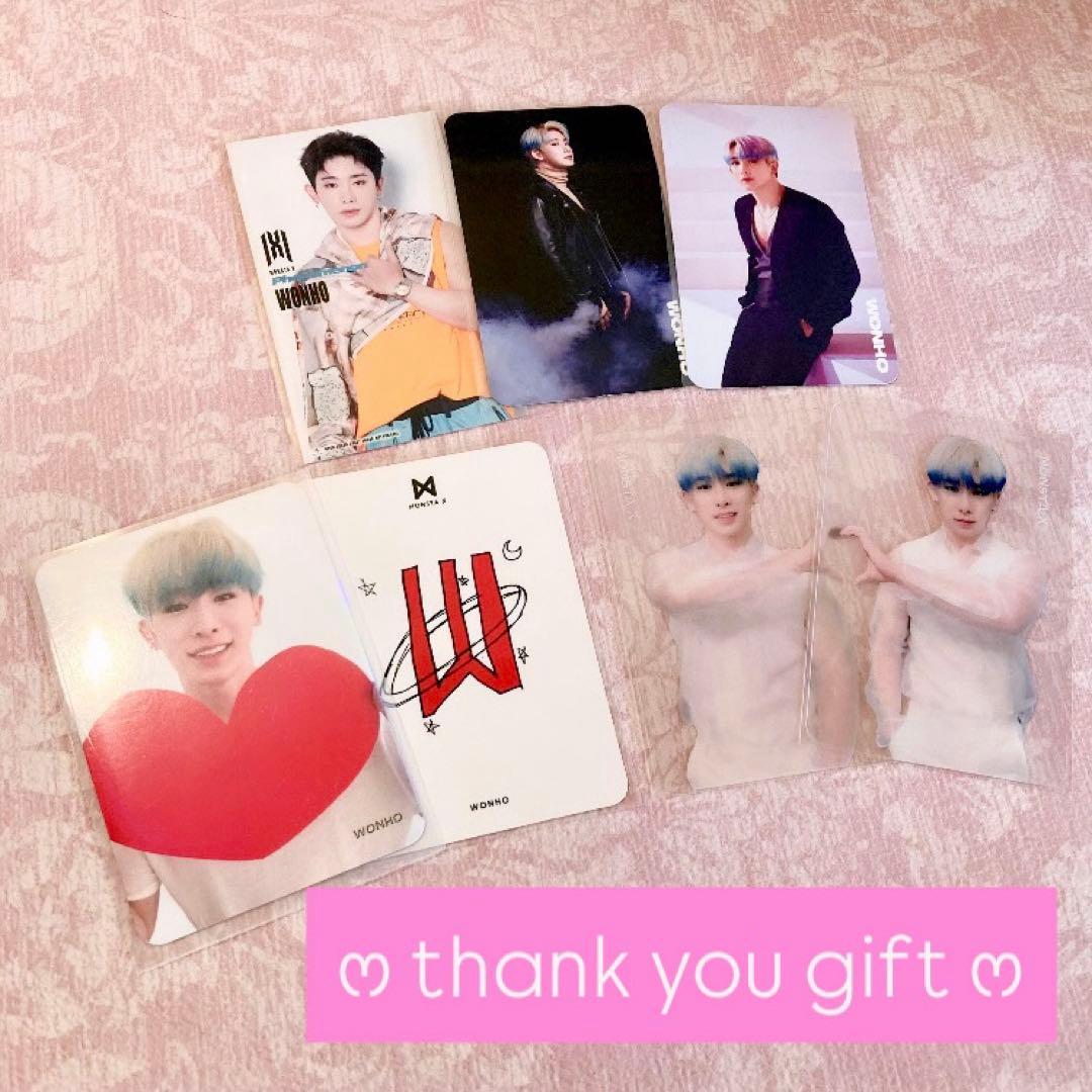 WONHO＊WE ARE HERE＊ウォノ　サノク トレカ・ステッカー （Ｂ）