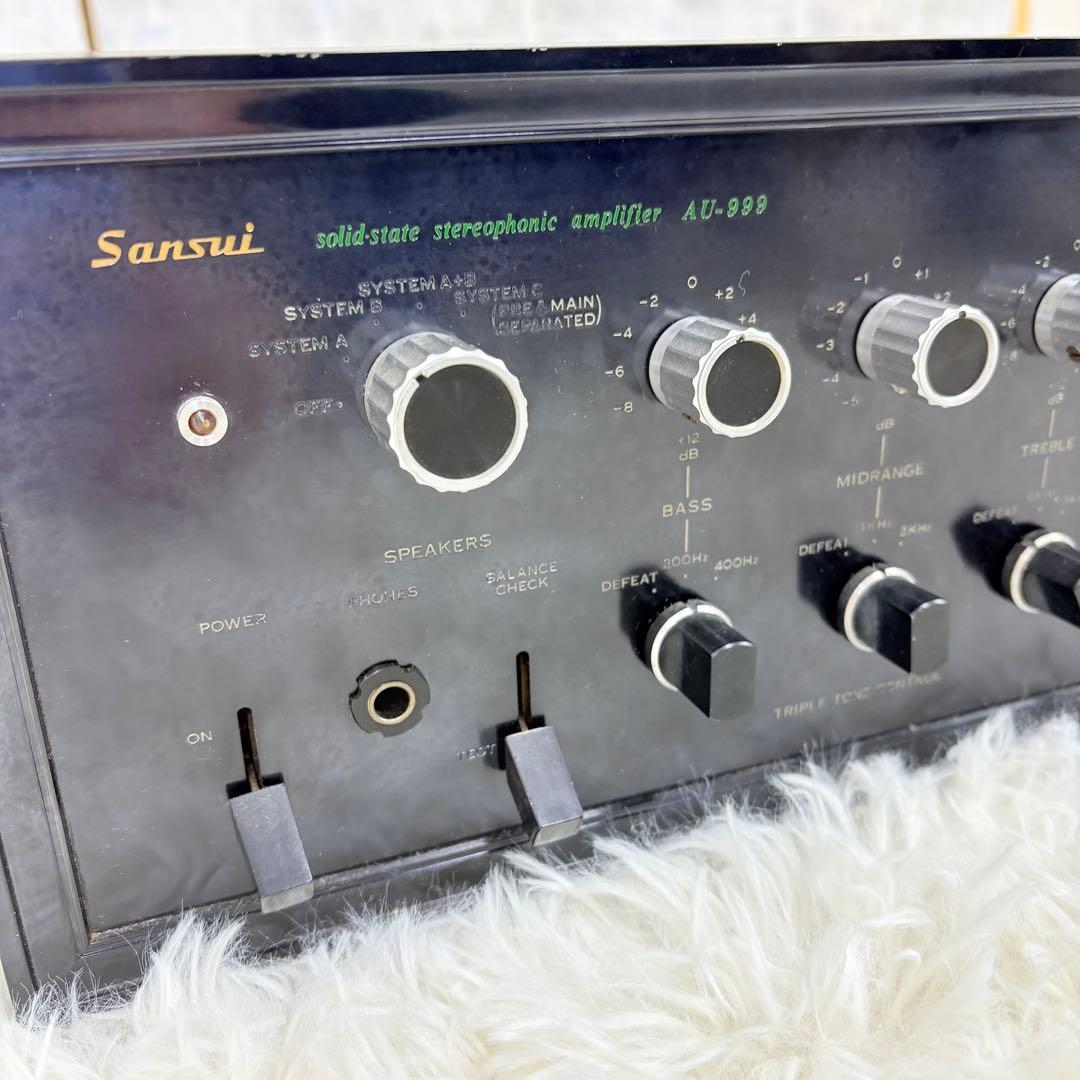 SANSUI プリメインアンプ AU-999 オーディオ機器 希少