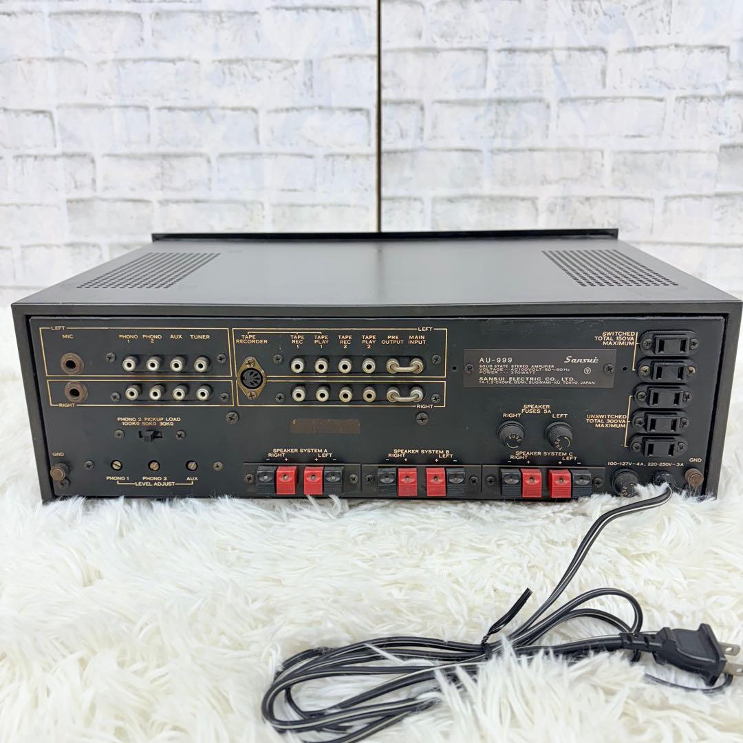 SANSUI プリメインアンプ AU-999 オーディオ機器 希少