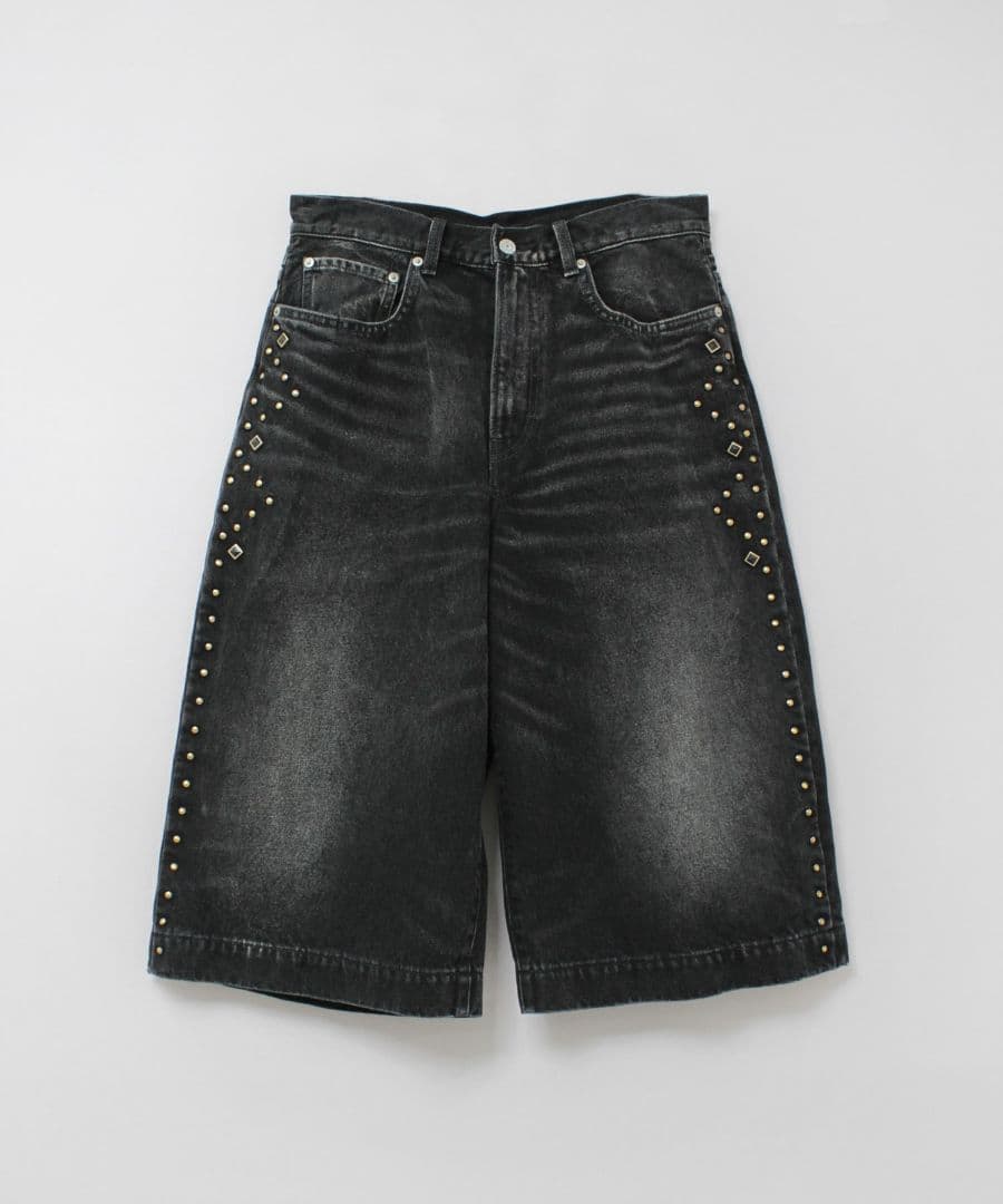 お値下げ最終今季RNA★スタッズラインルーズカットレングスパンツ