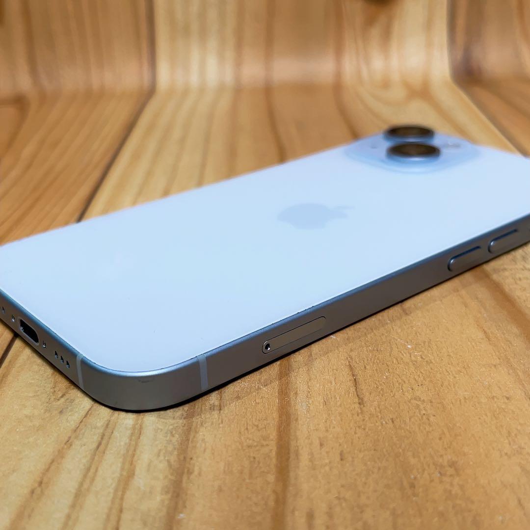 SIMフリー 本体 iPhone 15 128 GB 143 ブルー 電池新品