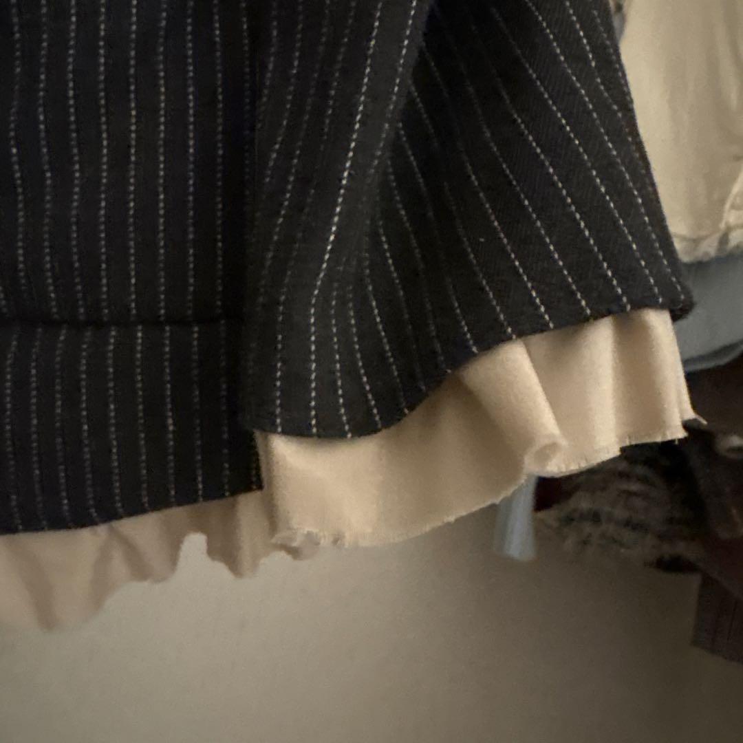 loin nuit ロワンニュイ フリルレイヤードデザインジャケット