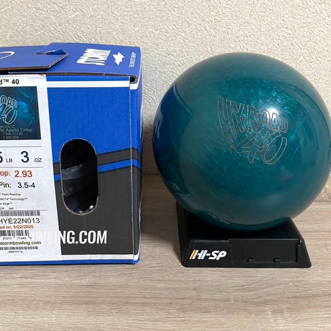 ★ボウリング★ボール★ハイロード40★15ポンド★中古★元箱有り★