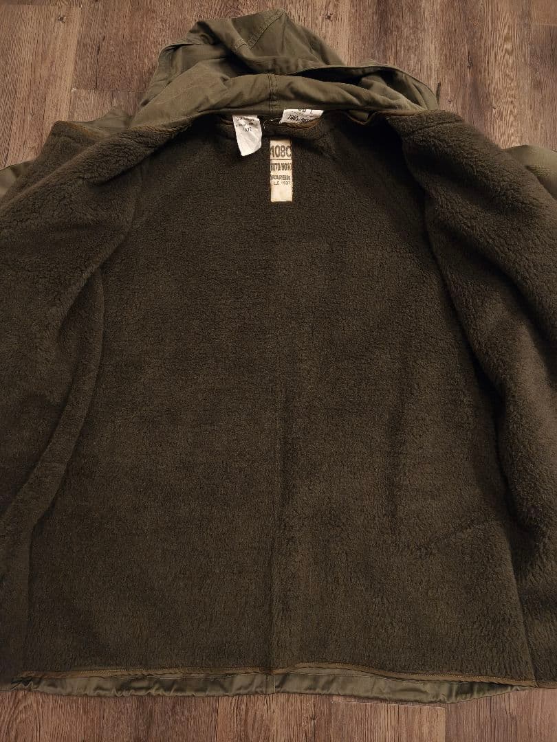 美品 フランス軍 M64 108Cフィールドパーカー ライナー付 M-64 ①