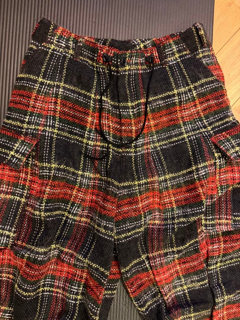 Needles H.D. BDUパンツウールシャギープラッド