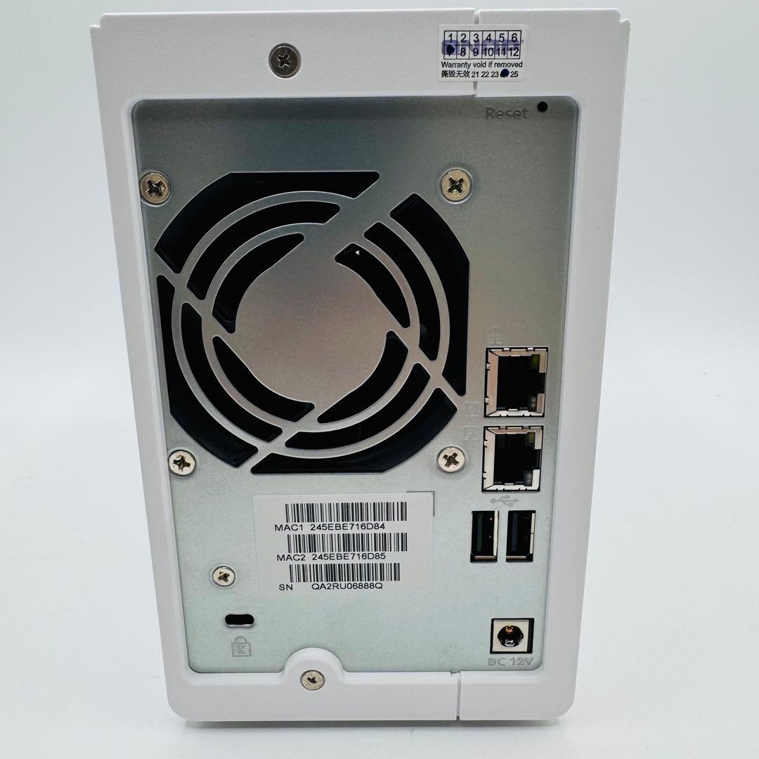 【美品】QNAP TS-216G 2-bay NAS 4GB RAM