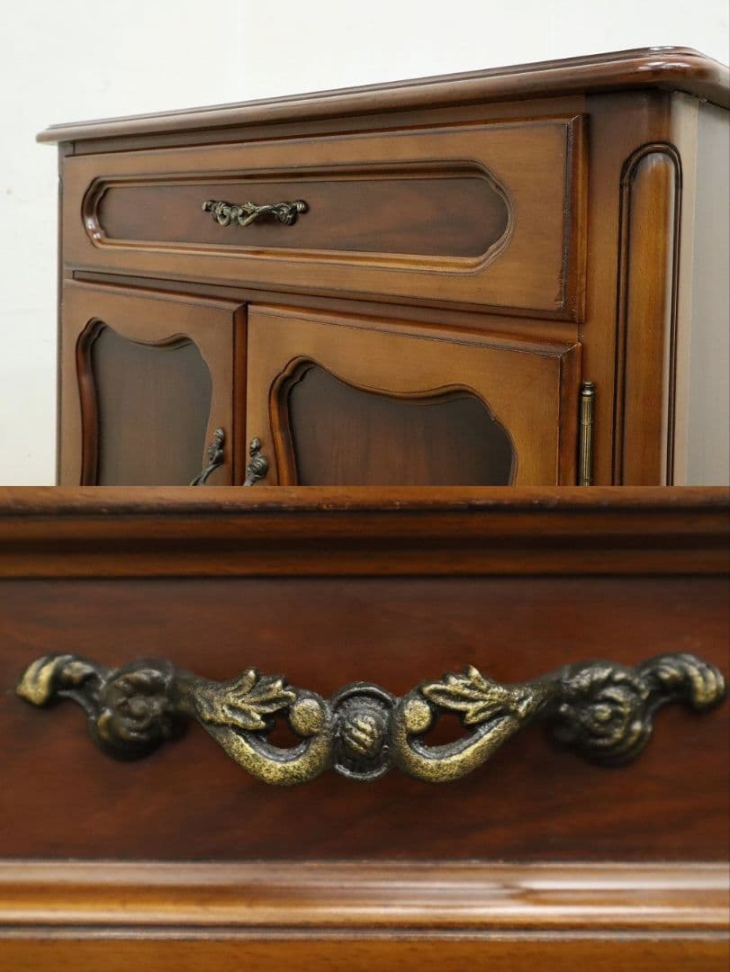 【H.shop】カリモク【コロニアル】猫脚 キャビネット・サイドボード