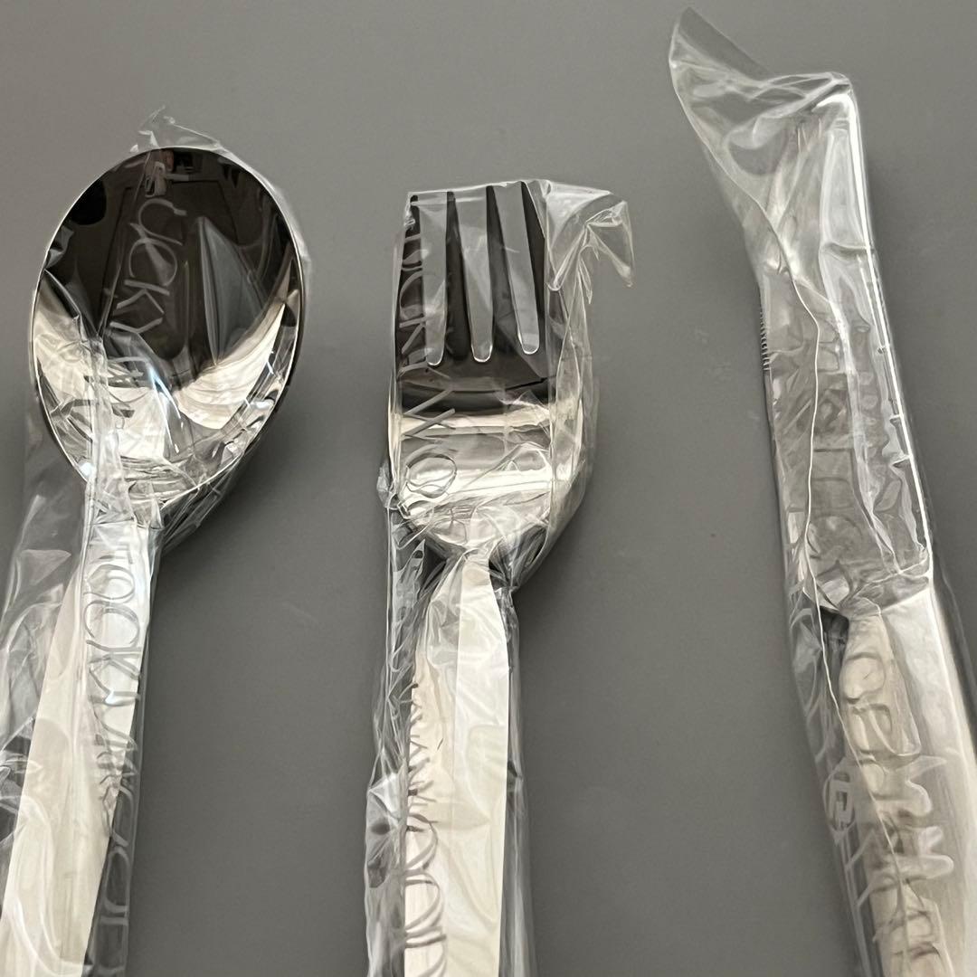 ラッキーウッド デラックス 18-12ステンレス ディナーカトラリー 15本