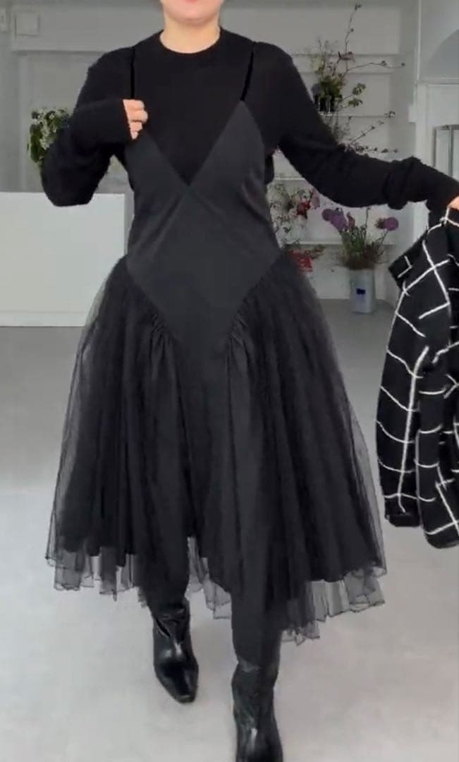 最終！shetokyo シートーキョー 極美品 Ophelia 0 黒　ワンピ