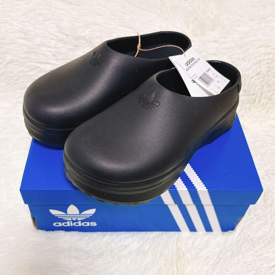 常田大希着用 アディフォーム スタンスミス ミュール ブラック 25.5センチ①