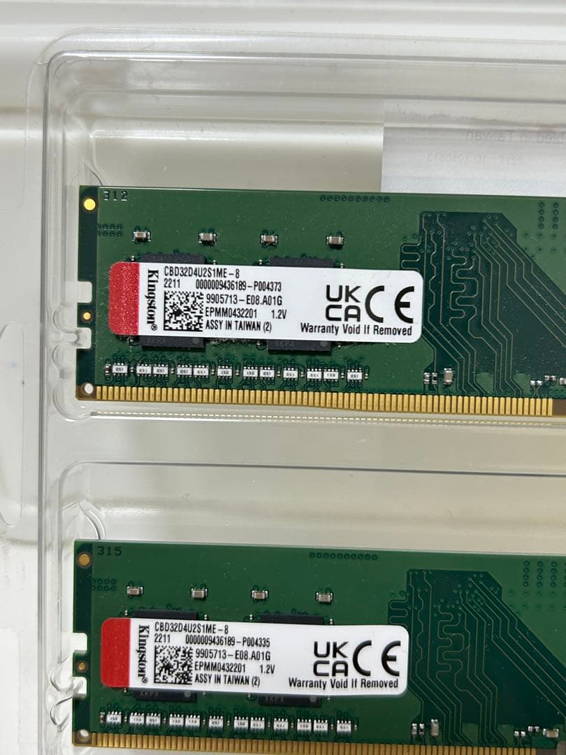 Kingston DDR4-3200 8GB×2 CBD32D4U2S1ME-8