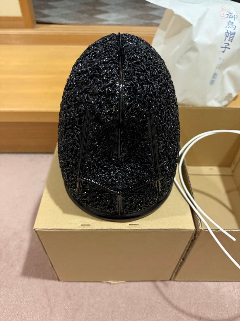 【新品未使用品】立烏帽子 標準 神社 神職 装束