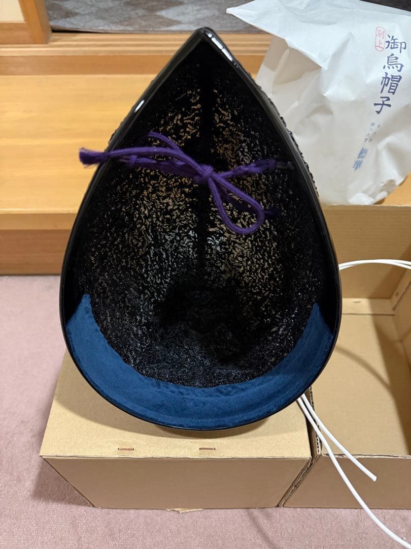 【新品未使用品】立烏帽子 標準 神社 神職 装束