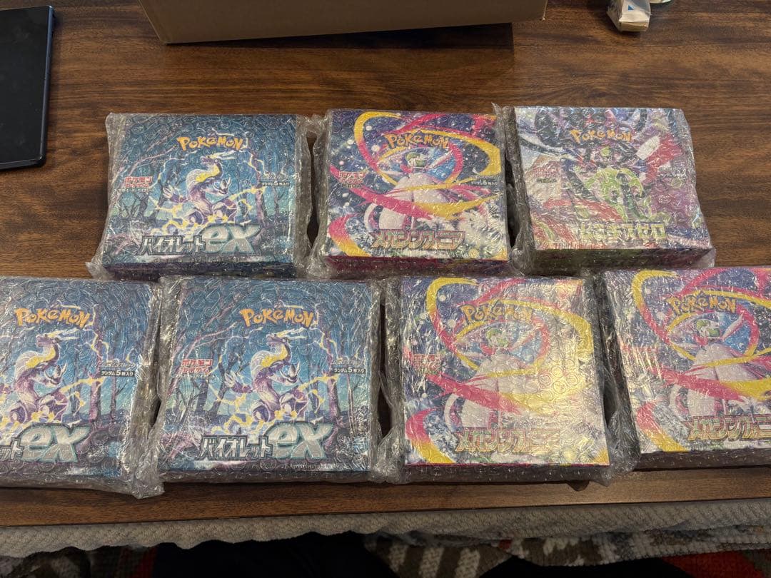 未使用ポケカBOX３種類7箱