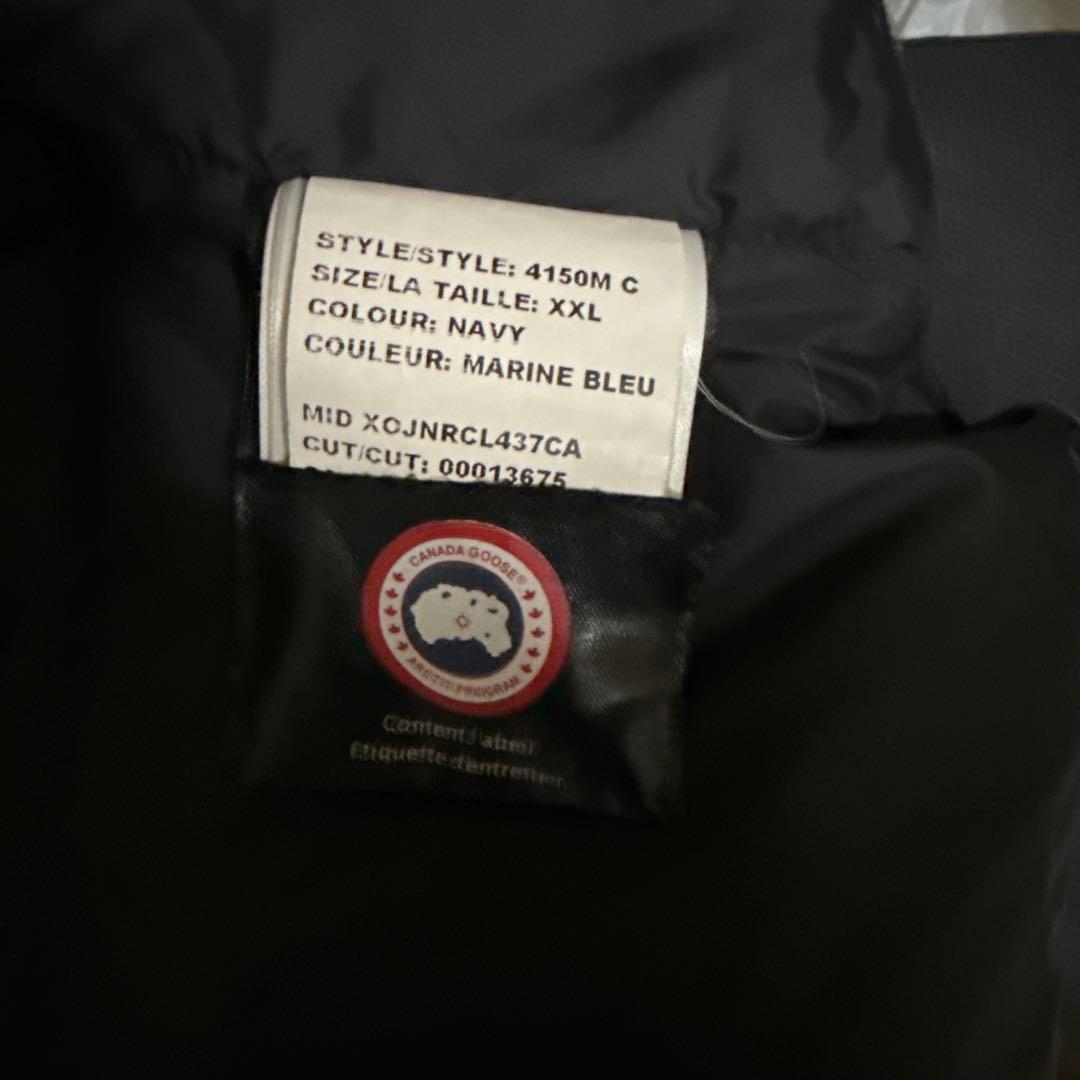   ダウンベスト ネイビー　XXL