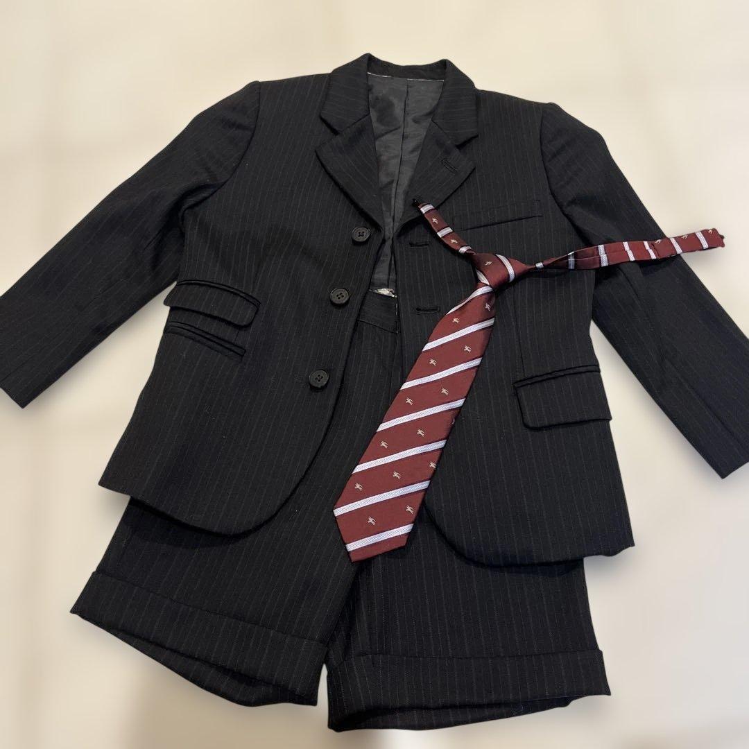 バーバリー　フォーマルスーツ ストライプ110