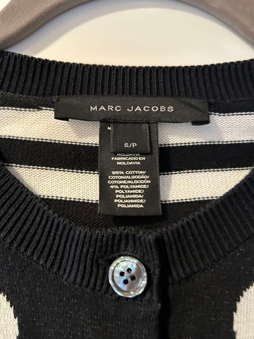 MARC JACOBS ドットストライプカーディガン S/P
