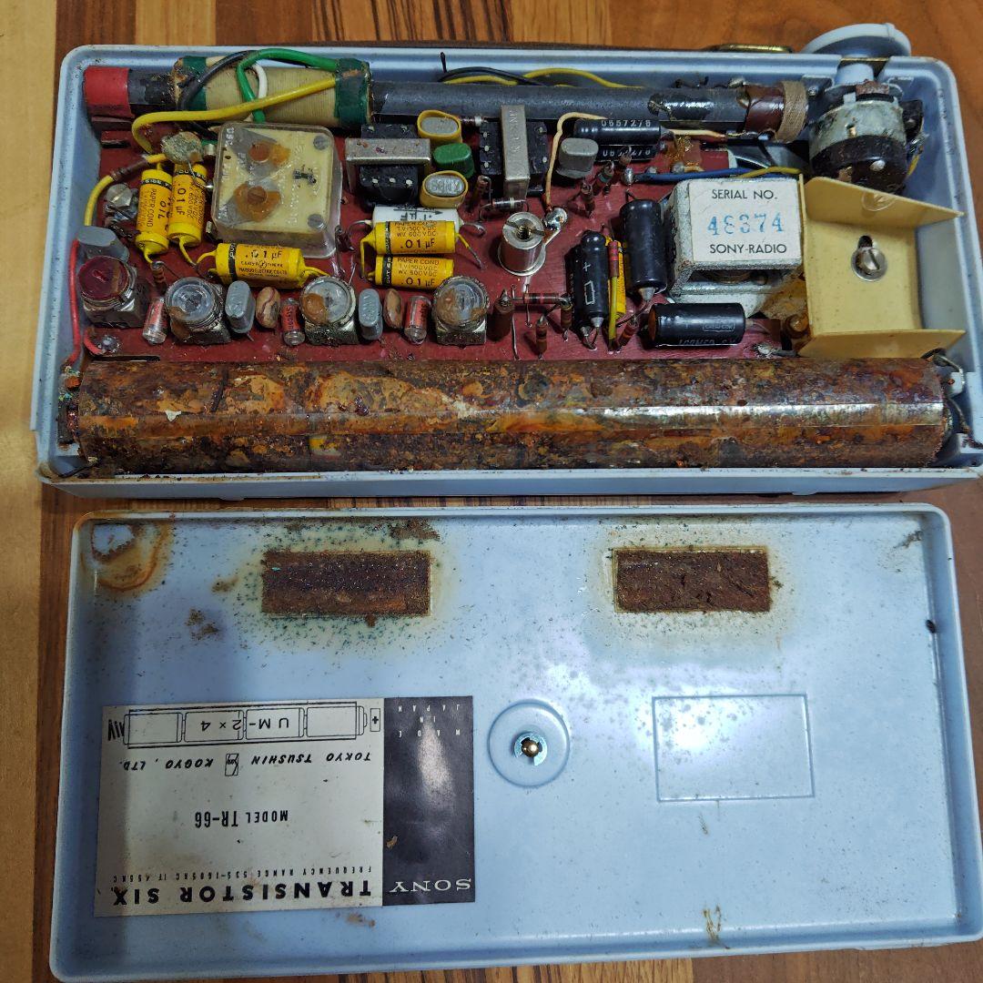 SONY TR66 TPANSISTOR SIX ジャンク品 トランジスタラジオ