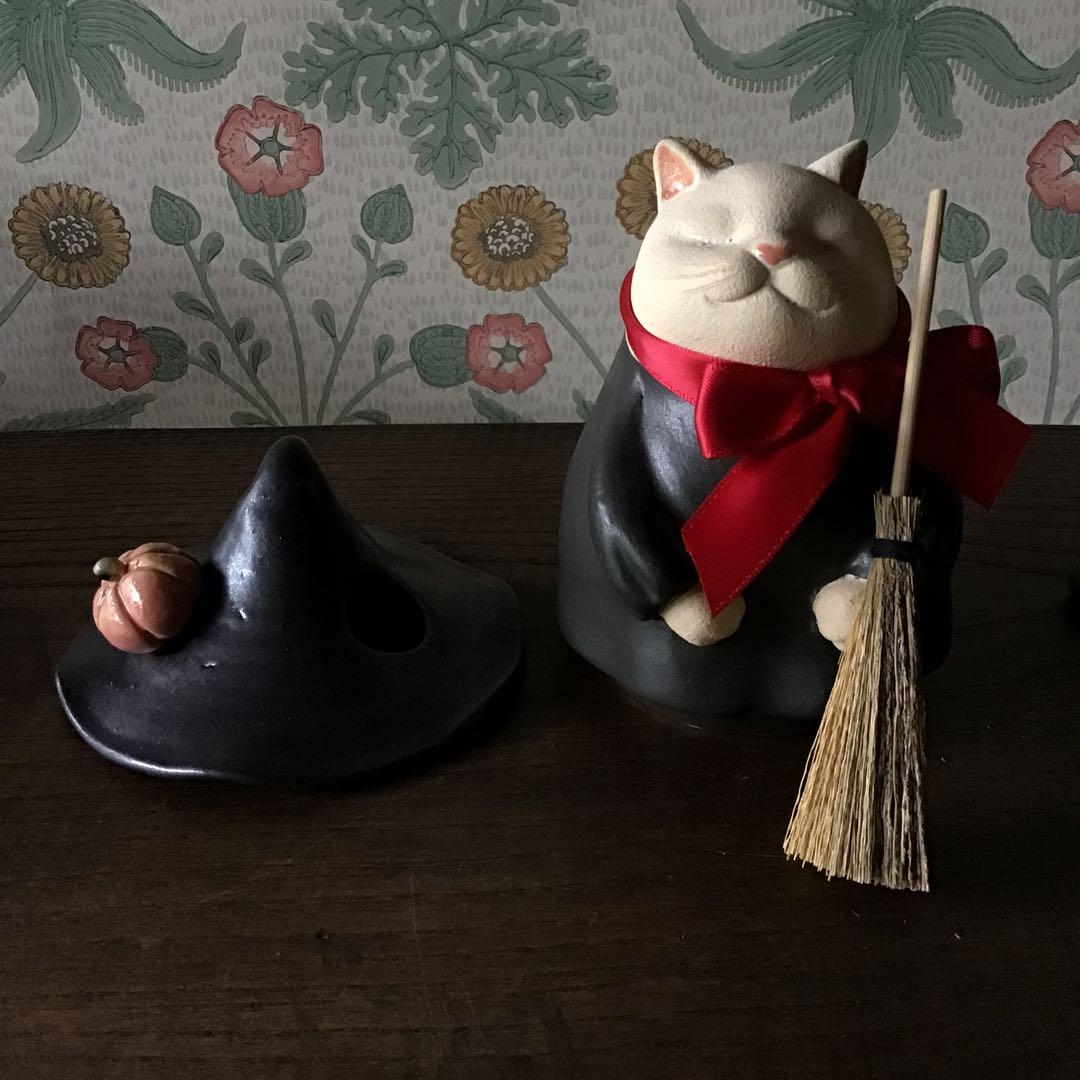 魔女猫さん ψ(｀∇´)ψ 白猫さん　ハロウィン♪