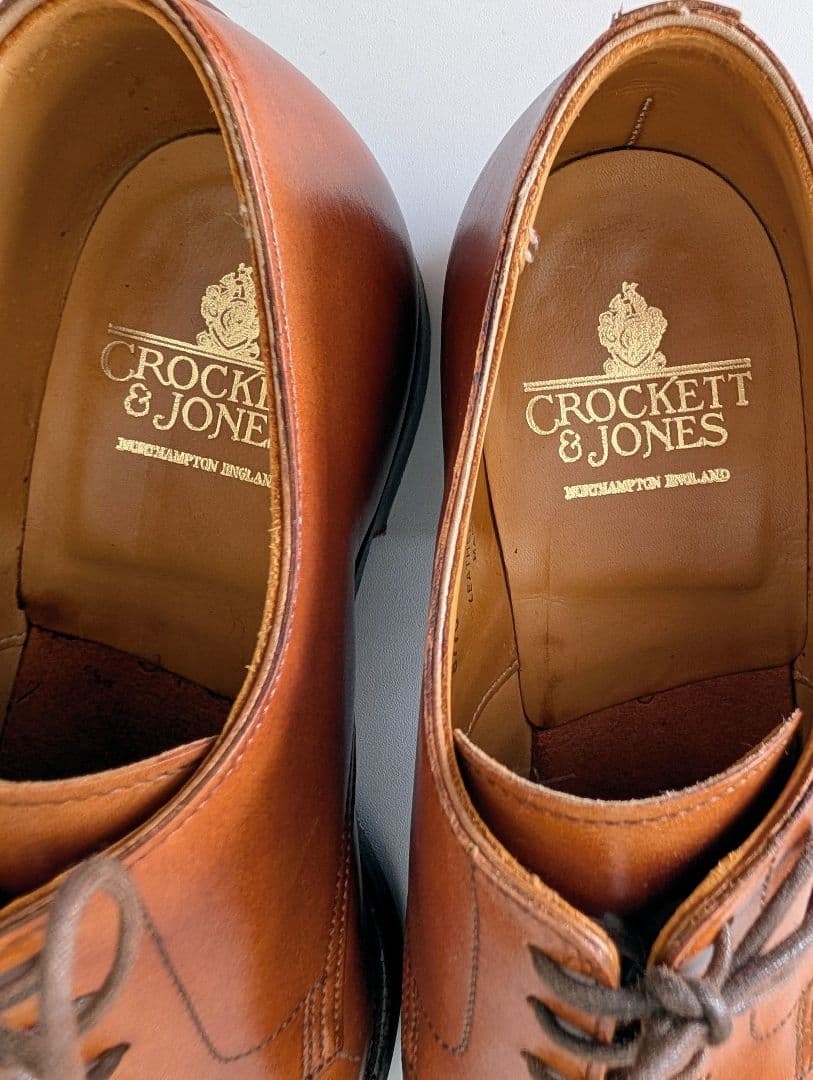 【美品】クロケット & ジョーンズ キャップトゥ 6E