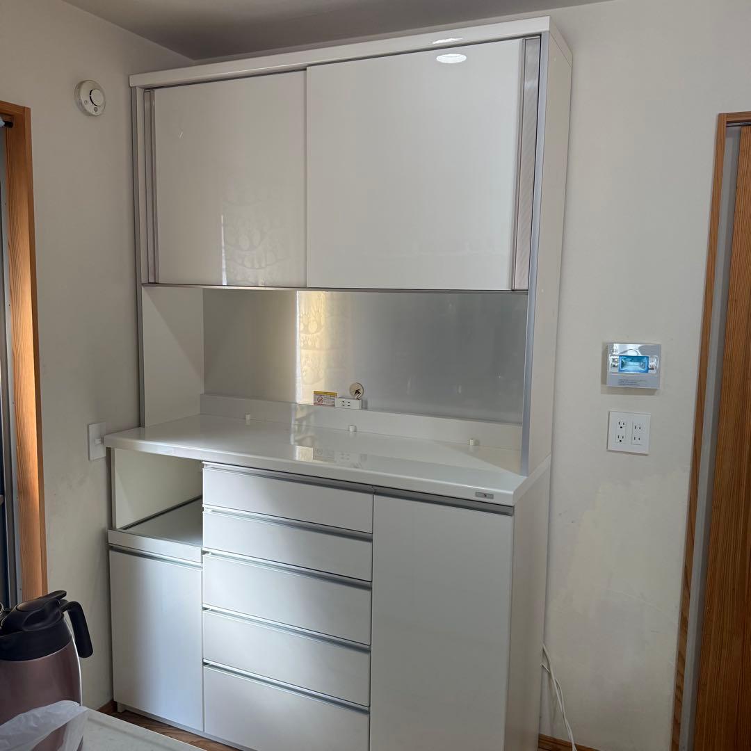 パモウナ 食器棚 キッチンボード 高級 送料込！