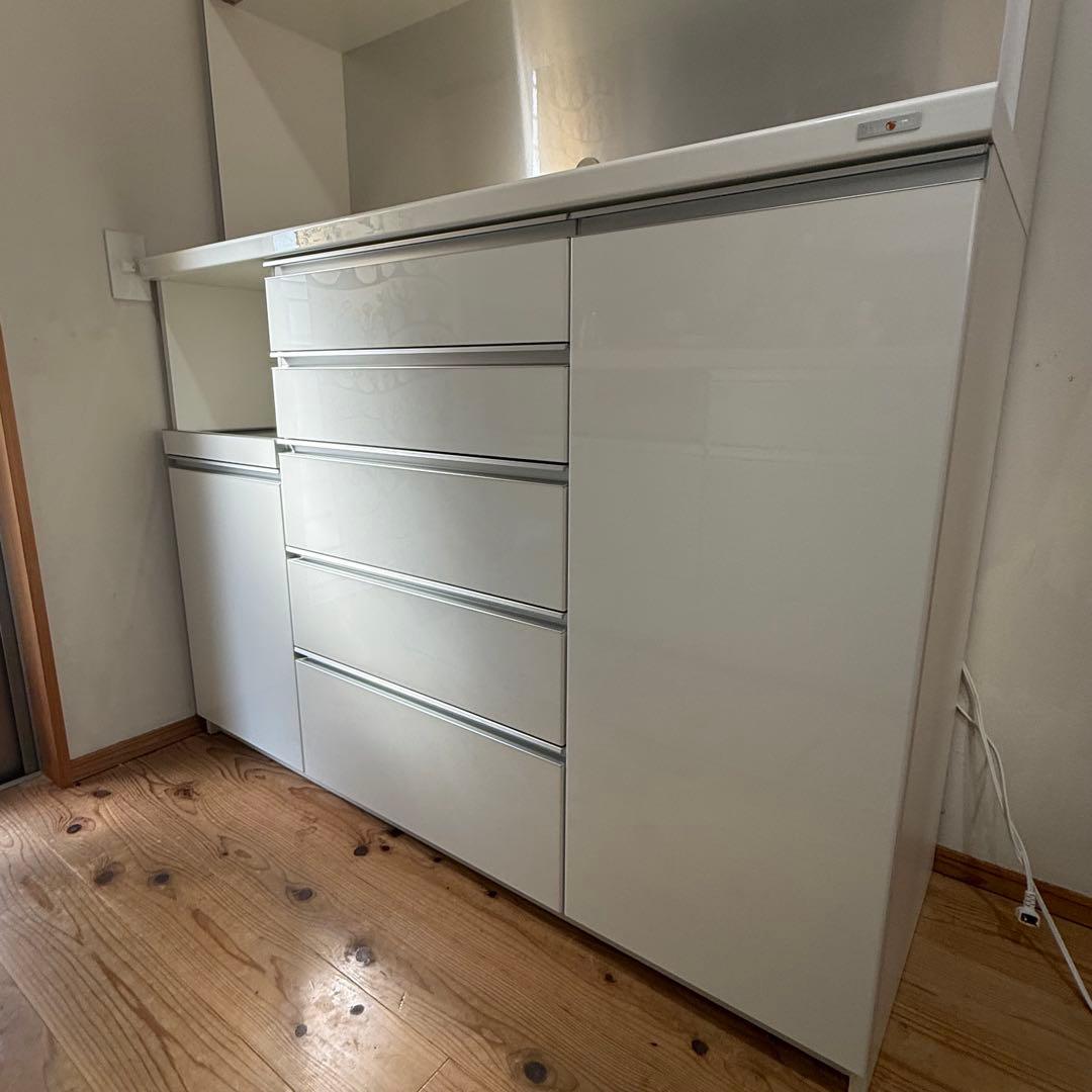 パモウナ 食器棚 キッチンボード 高級 送料込！