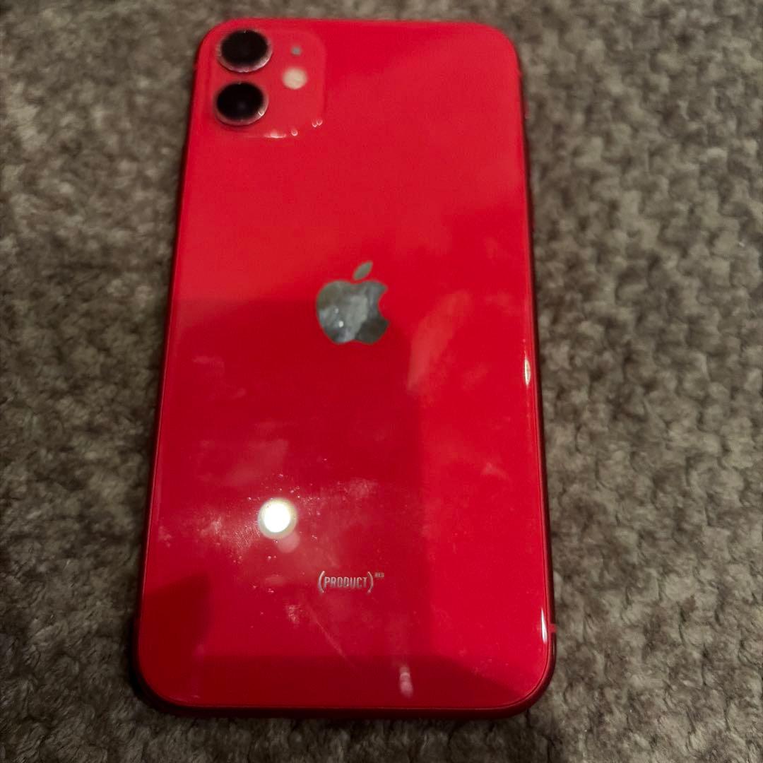 iPhone 11 レッド　本体のみ 動作確認済み 初期化済