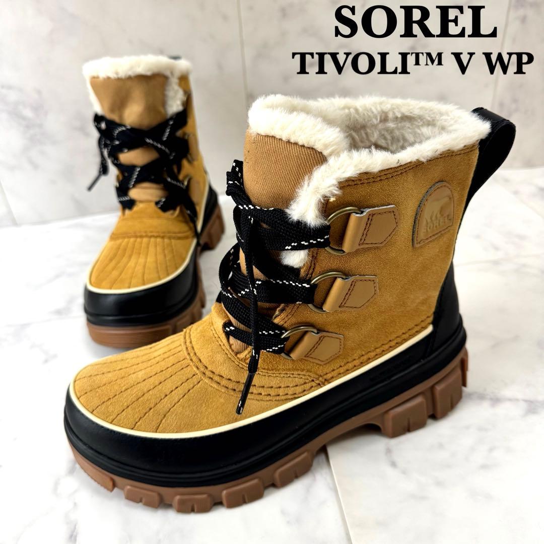 【美品】 現行 SOREL ティボリ5 ウォータープルーフ ウィンターブーツ