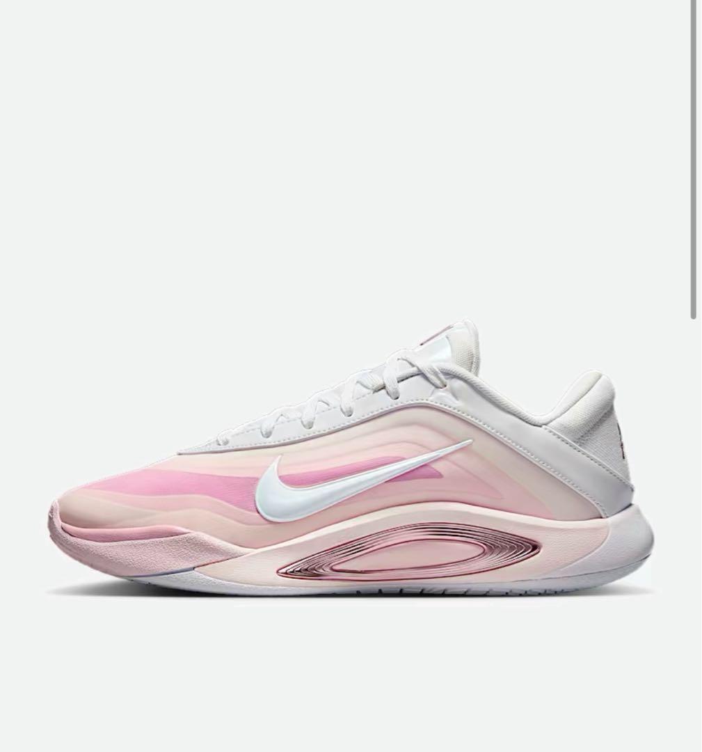 Nike ナイキバスケットボールシューズ ピンク/ホワイト