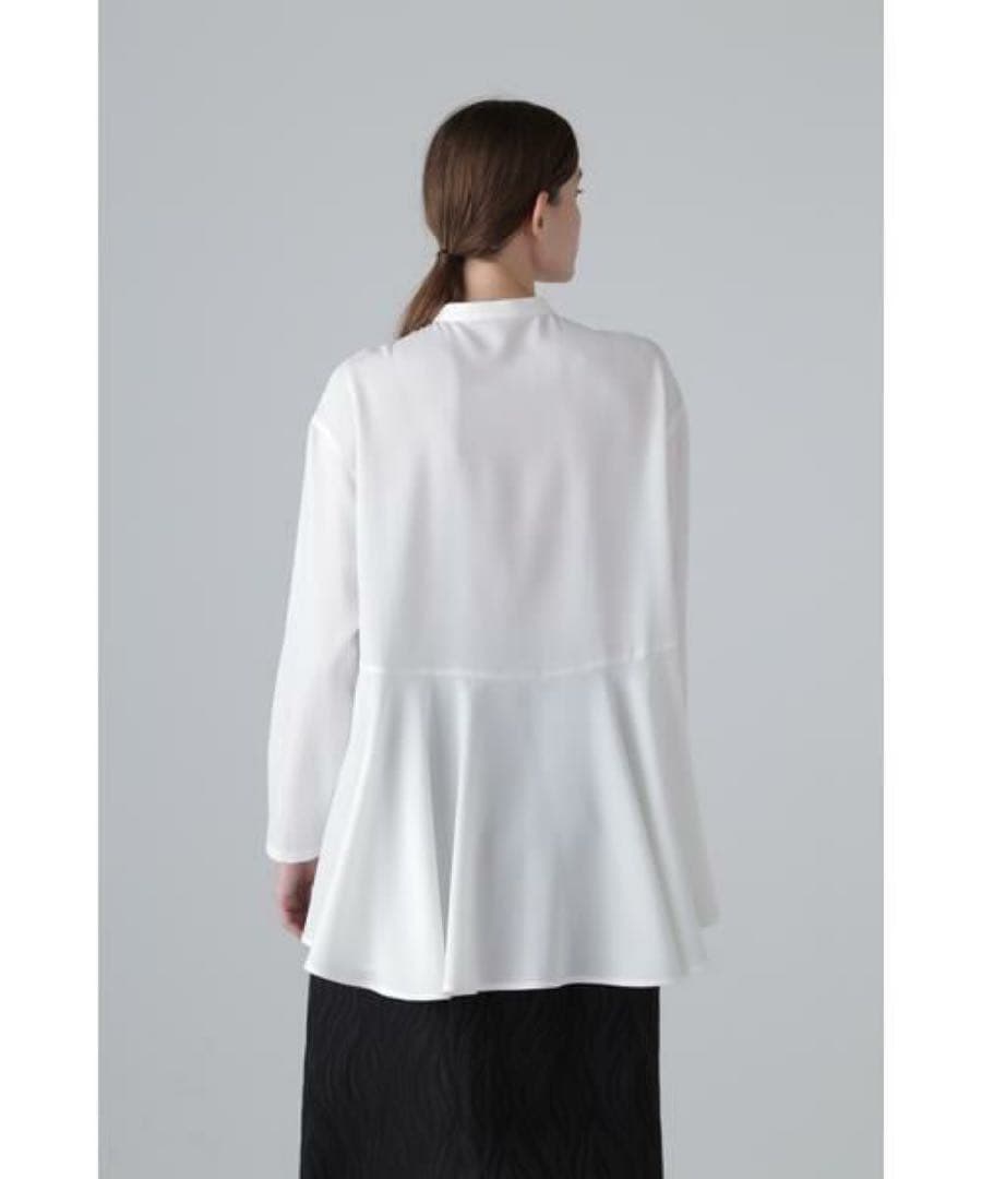 ADORE アドーア ドビークロスブラウス トップス シャツ ブラック